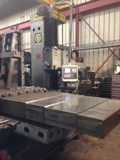This is a Giddings & Lewis 4 axes boring mill with a Fanuc 0i-MD. 