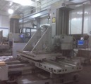 This is a CNC retrofit of a Giddings and Lewis boring mill.  It is also the second cnc retrofit for the same customer.  We performed a cnc upgrade of the old Dynapath 20M to a Dynapath Delta 2000.   We replaced the operator pendant ,re-wrote the plc program for the new operator panel and converted the old parameter file to the new required format.